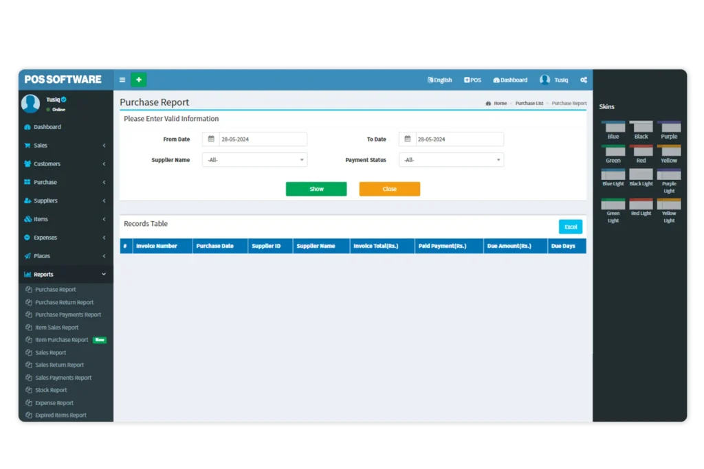 POS-Reports