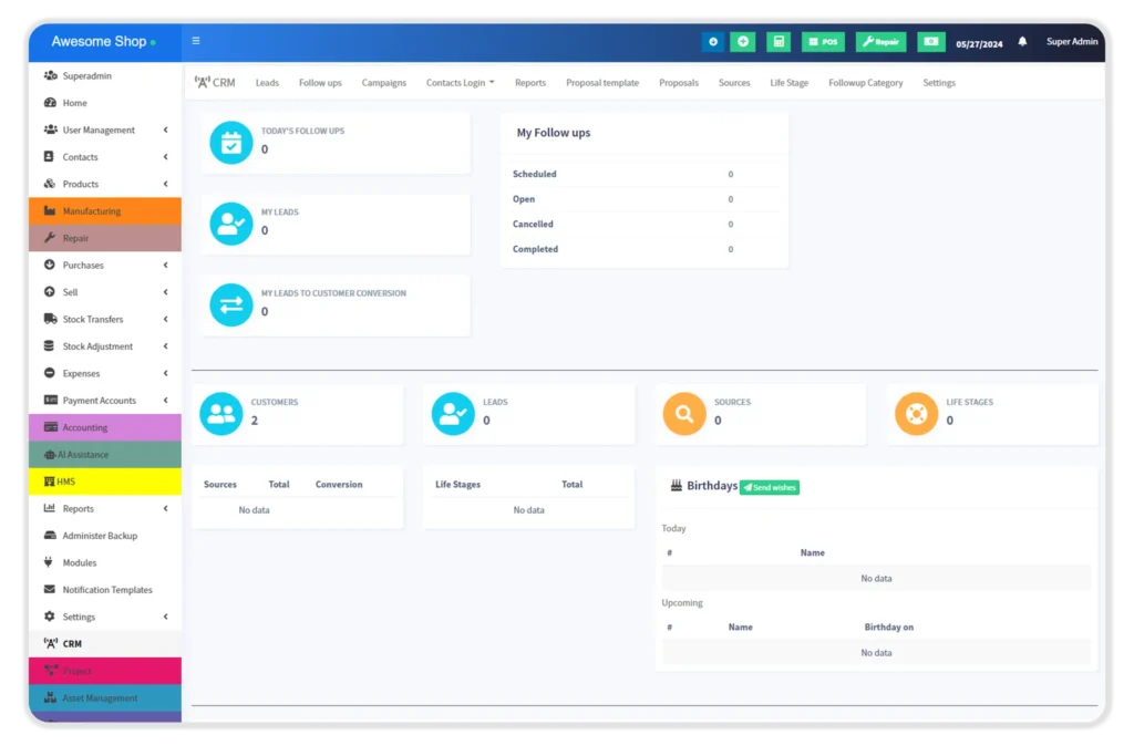 CRM-Module